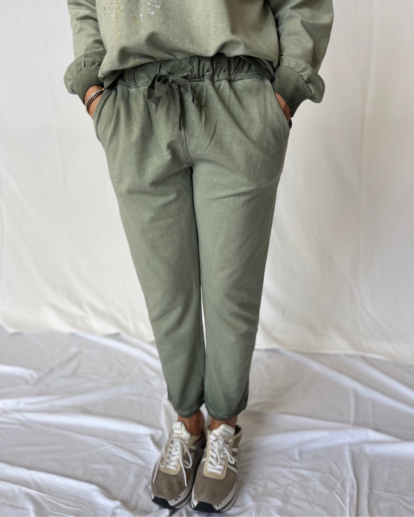 Essential Track Pants - Military