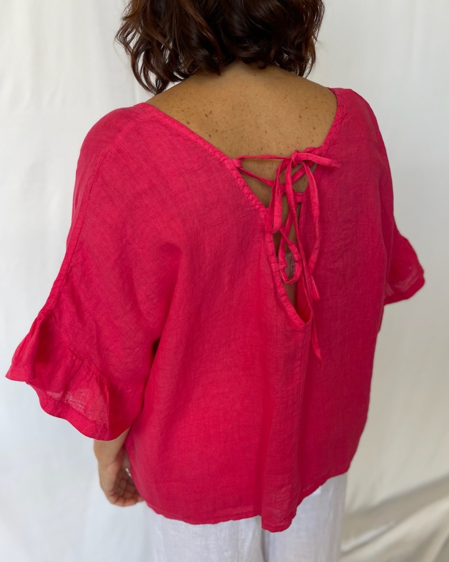 Tie Top - Raspberry