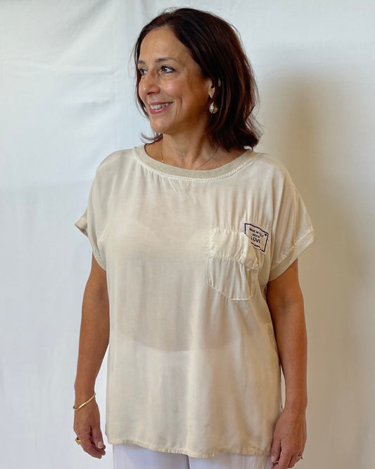 With Love Top - Beige