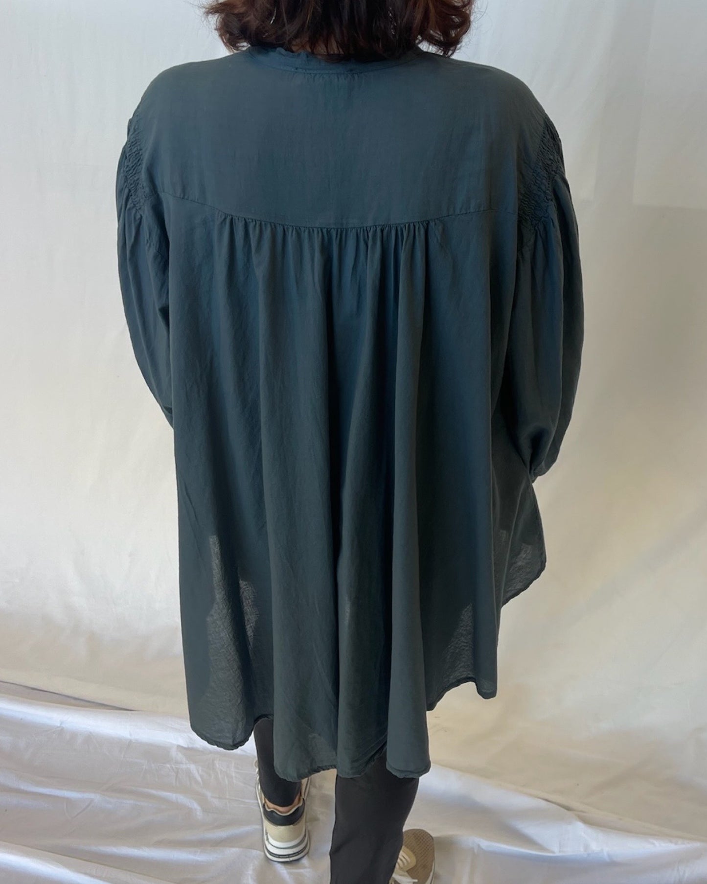 Cotton Shirt - Petrol
