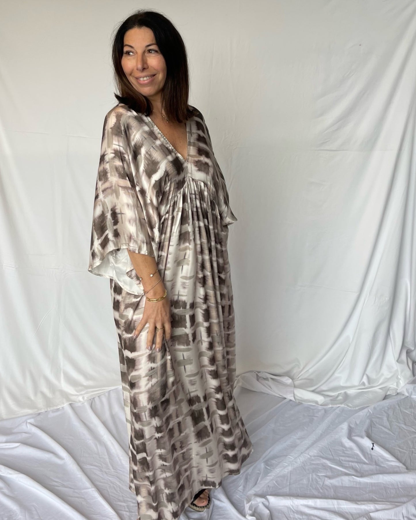 Printed Maxi - Oyster