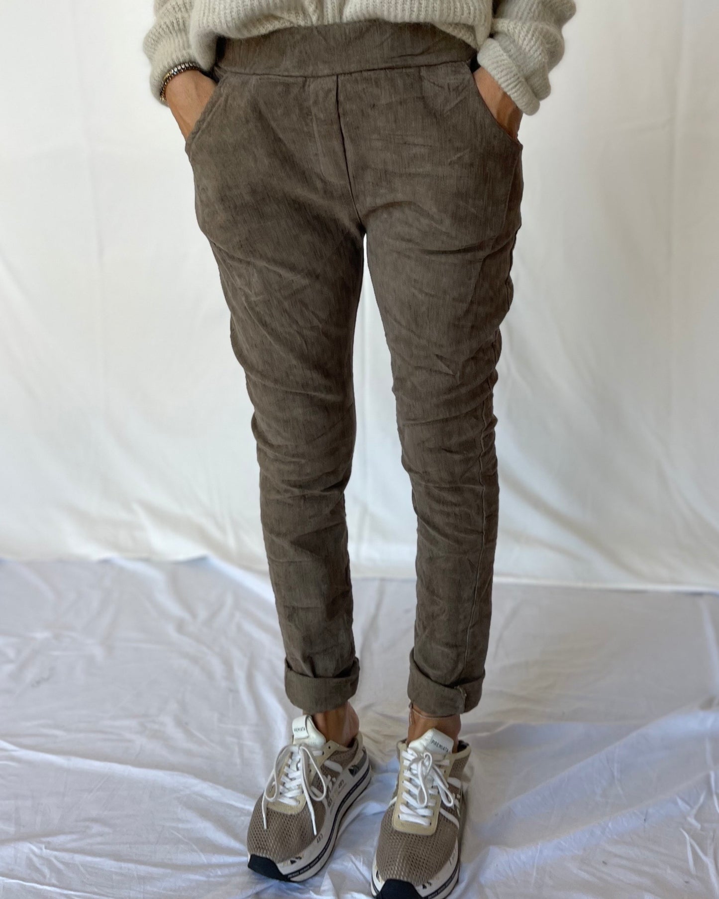 Cord Jogger - Mocca