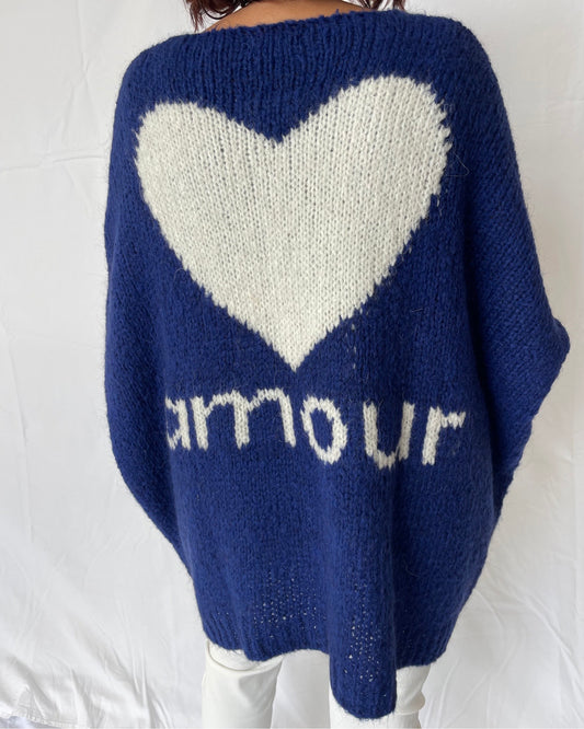 Amour Knit - Ink Blue