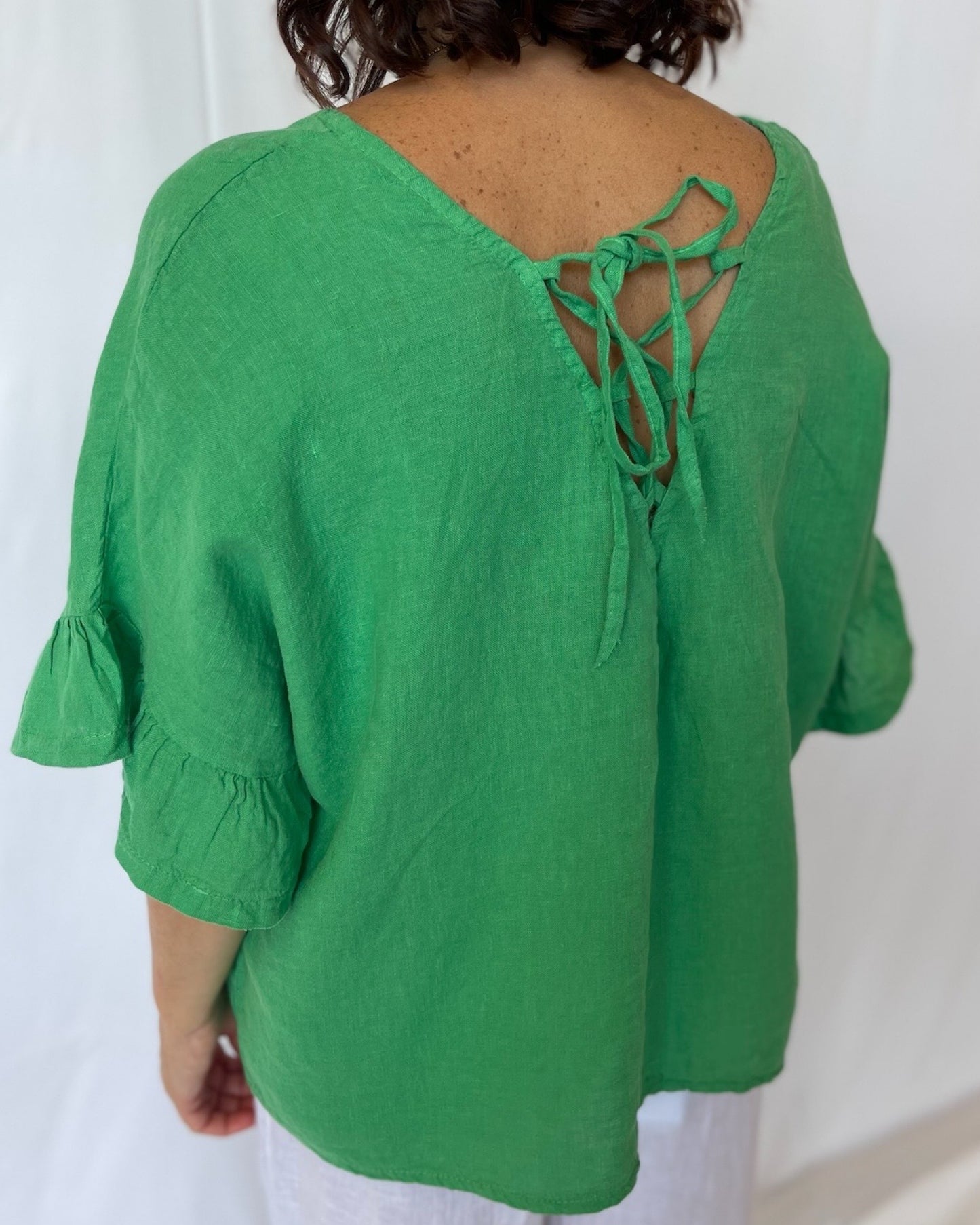 Tie Top - Emerald