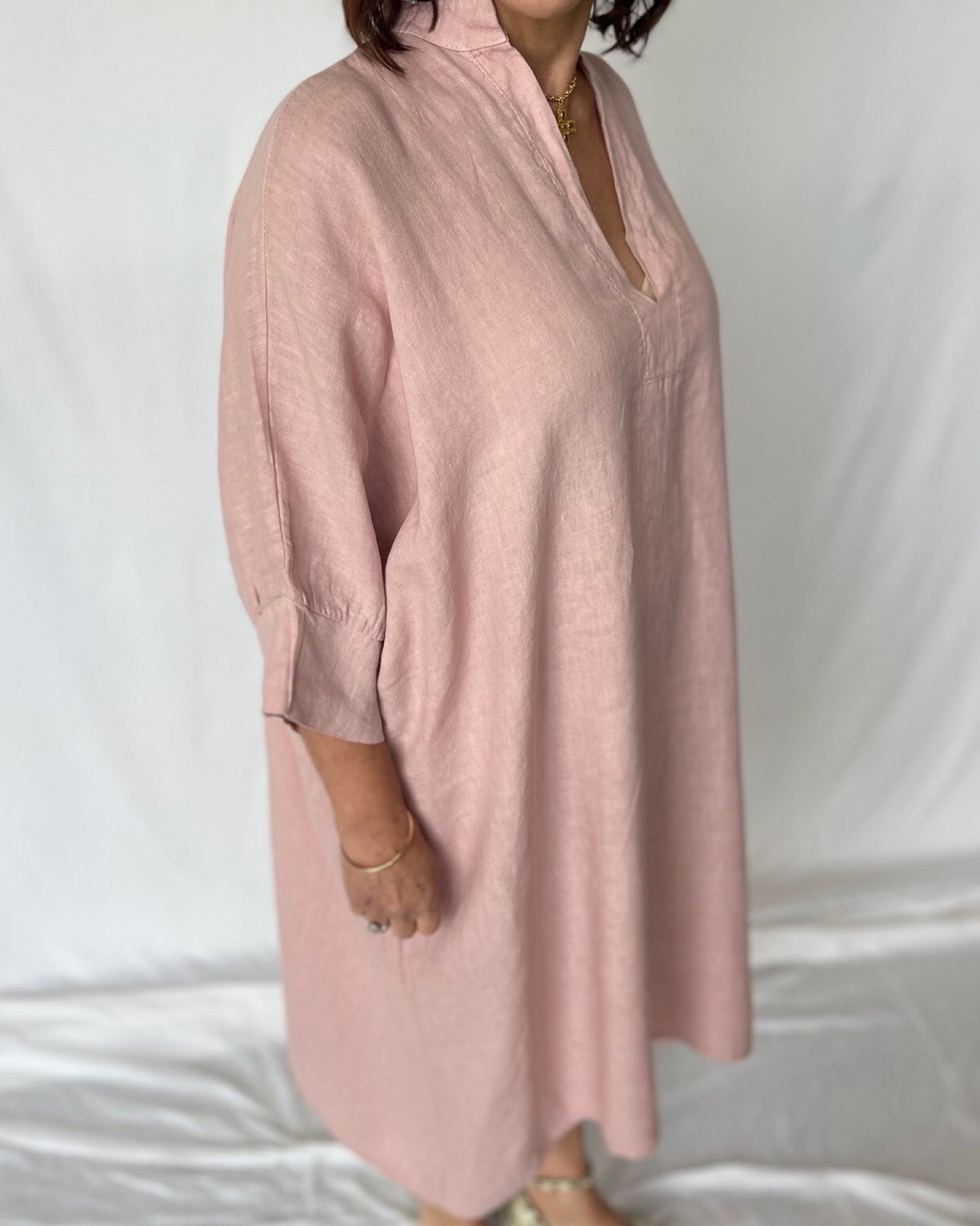 Linen Kaftan - Musk