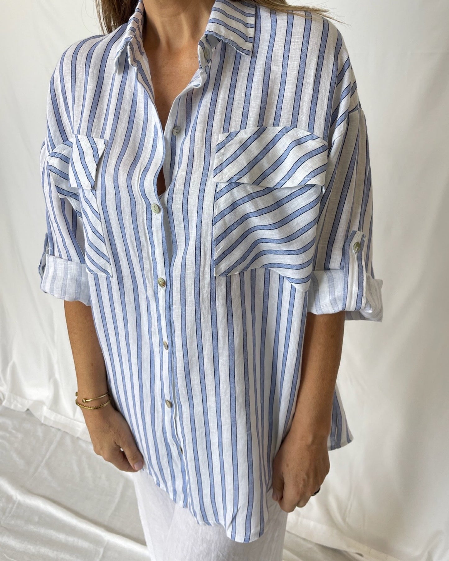 Striped Shirt - Blue