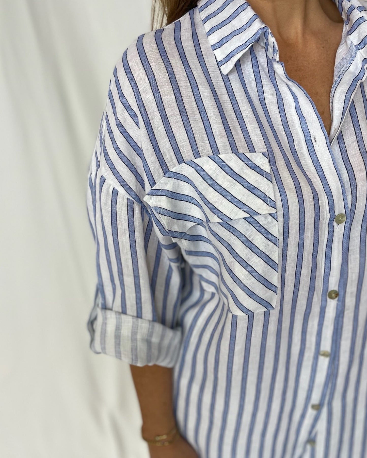 Striped Shirt - Blue