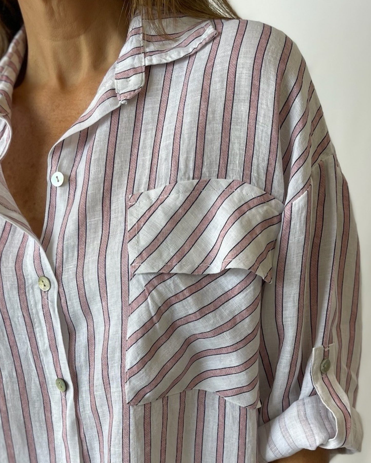 Striped Shirt - Pink