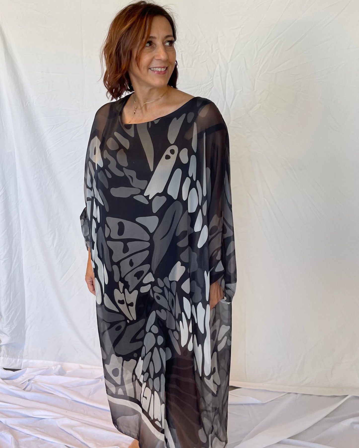 Exclusive Print Maxi - Black