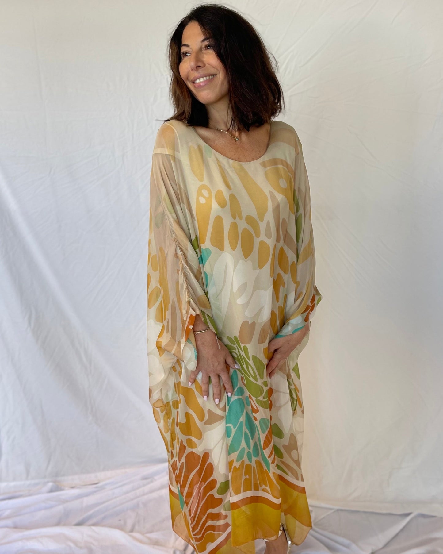 Exclusive Print Maxi - Beige