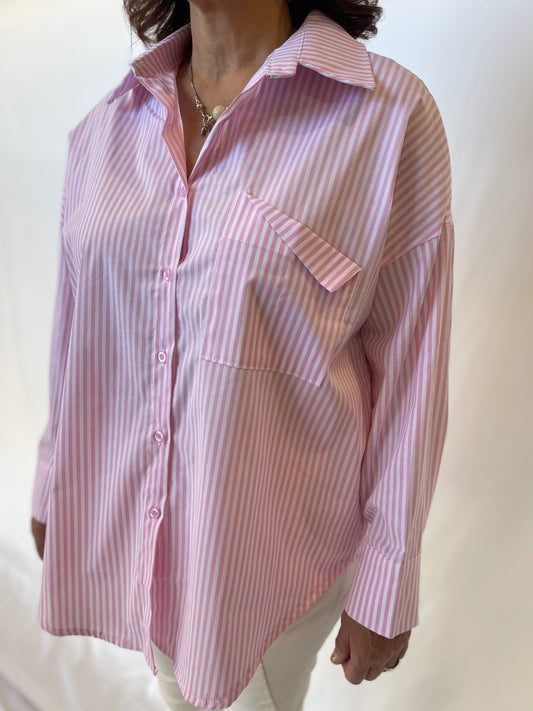Striped Shirt - Pink